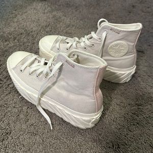 High top platform converse